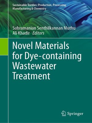 cover image of Novel Materials for Dye-containing Wastewater Treatment